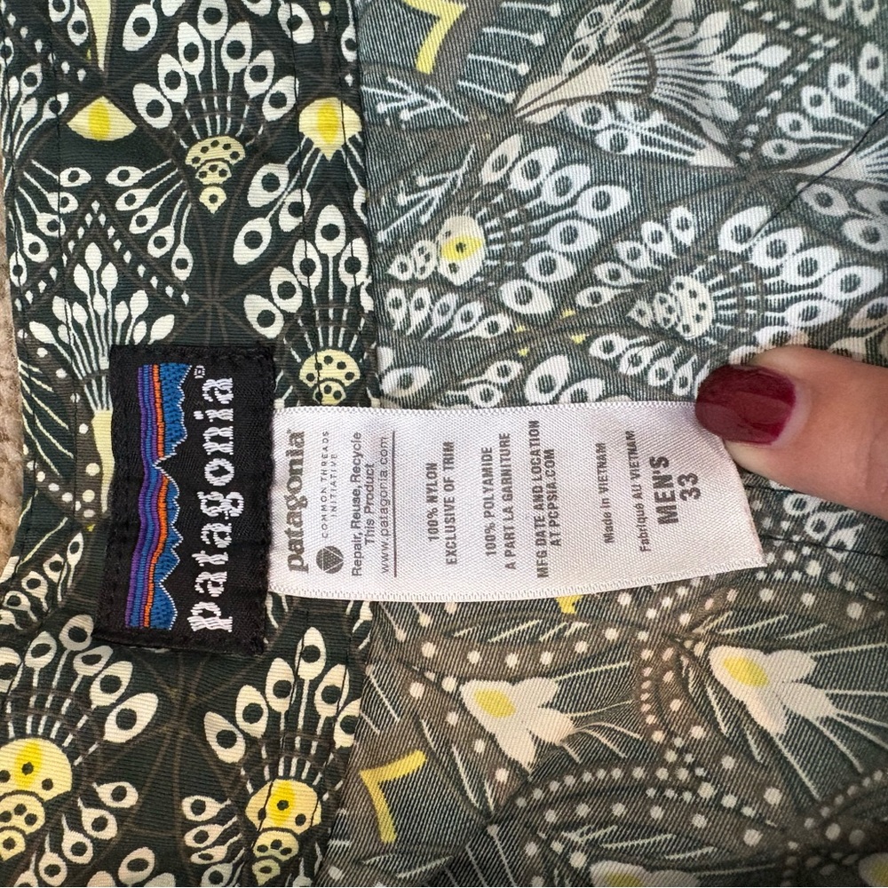 Patagonia Patterned Swimtrunks - image 3